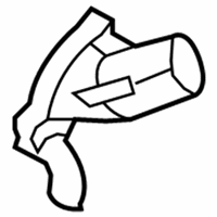 OEM 2008 Chrysler Sebring Radiator Hose - 4892209AC