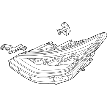 OEM Hyundai Sonata Lamp Assy-Head, Lh - 92101-L5200