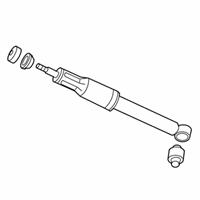 OEM Acura RDX Shock Absorber Assembly, Rear - 52610-SZP-A01