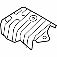OEM Nissan Pathfinder INSULATOR Heat Front Floor - 74754-3JA0A
