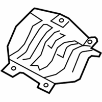 OEM Nissan Pathfinder INSULATOR Heat Front Floor - 74753-3JA0A