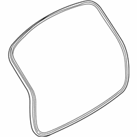 OEM 2017 BMW X1 Trunk Lid Sealing - 51-76-7-474-449