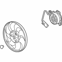 OEM 2018 Buick Envision Fan & Motor - 23270402