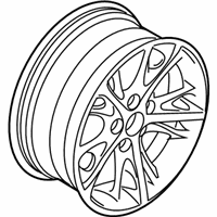 OEM 2008 BMW Z4 Light Alloy Rim - 36-11-6-777-774