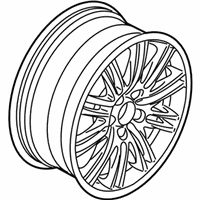 OEM 2006 BMW Z4 Light Alloy Rim - 36-11-7-836-851