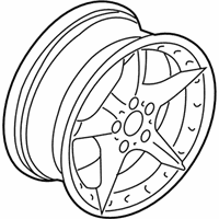 OEM 2006 BMW Z4 Light Alloy Rim - 36-11-6-771-162