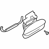 OEM BMW 525i Door Handle Outer Left - 51-22-8-245-465