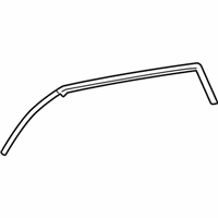 OEM 2006 Hyundai Azera Weatherstrip Assembly-Rear Door Upper RH - 83160-3L000