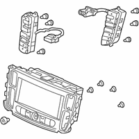 OEM Acura TL Module Assembly, Display (Gun Metallic) (Sumitomo) - 39051-SEP-A62ZA