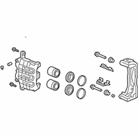 OEM Honda Odyssey Front Caliper Sub-Assembly - 45019-THR-A01