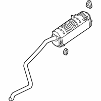 OEM Hyundai Accent Rear Muffler Assembly - 28710-J0700