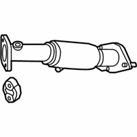 OEM Hyundai Accent Front Muffler Assembly - 28610-J0300