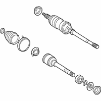 OEM Toyota Solara Axle Assembly - 43410-06050-84