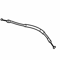 OEM 2011 Toyota Tundra Lock Cable - 69710-0C040