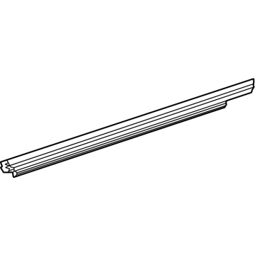 OEM 2020 Toyota Highlander Belt Weatherstrip - 68171-0E080