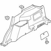 OEM 2019 Ford Explorer Quarter Trim Panel - FB5Z-7831012-ED