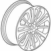 OEM 2018 Buick Regal Sportback Wheel, Alloy - 39076883