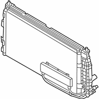 OEM 1998 Chrysler Concorde Engine Cooling Radiator - 5010359AB