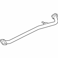 OEM 2016 Lexus ES300h Center Exhaust Pipe Assembly - 17420-36150