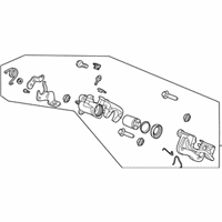 OEM 2020 Kia Rio Rear Brake Caliper Kit - 58310H9A10