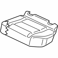 OEM 2004 Nissan Titan Cushion Assy-Rear Seat, LH - 88350-8S171