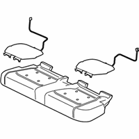 OEM 2017 Ford F-350 Super Duty Seat Cushion Pad - FL3Z-16632A22-B