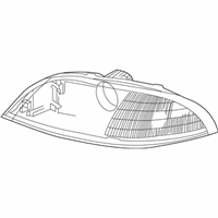 OEM Ford Freestar Composite Headlamp - 7F2Z-13008-A