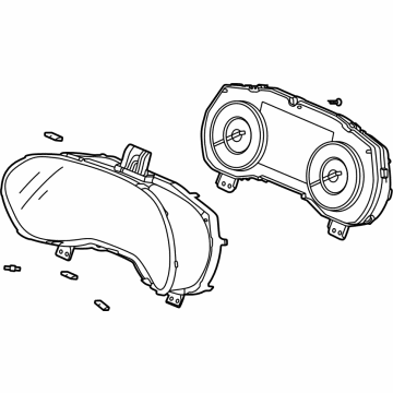 OEM 2022 Acura TLX METER, COMBINATION - 78100-TGV-A31