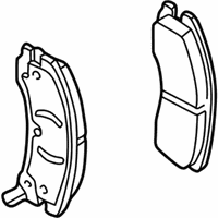 OEM 2003 Cadillac CTS Front Pads - 88967250