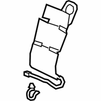OEM 2012 Acura MDX Tci, Left Front Seat-Back - 81617-STX-L41