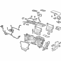 OEM Chevrolet Equinox Console Assembly - 23157378