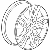OEM 2020 Chevrolet Traverse Wheel, Alloy - 23426822