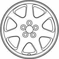 OEM 2008 Toyota Prius Wheel, Alloy - 42611-47400