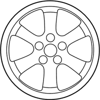 OEM 2009 Toyota Prius Wheel, Alloy - 42611-47390
