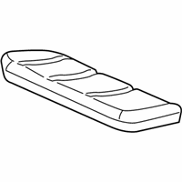OEM 2009 GMC Savana 3500 Pad, Rear Seat Cushion - 19127774