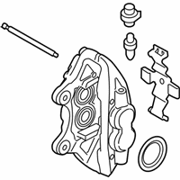 OEM 2021 BMW M2 BRAKE CALIPER HOUSING ANTHRA - 34-11-8-091-277