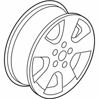 OEM 2004 Ford Freestar Wheel, Alloy - 3F2Z-1007-KA