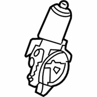 OEM Nissan Murano Motor Assembly - Regulator, LH - 80731-8991A