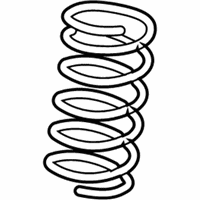 OEM Lexus IS F Spring, Coil, Rear - 48231-53231