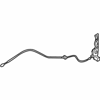 OEM 2006 BMW M6 Rear Bowden Cable - 51-23-7-008-760