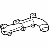 OEM 2012 Jeep Liberty Exhaust Manifold - 53013692AB