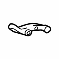 OEM 2005 Lexus LX470 Arm, Steering Knuckle, LH - 45612-60120