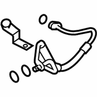 OEM 2009 Nissan 370Z Hose Flexible, High - 92490-6GK0A