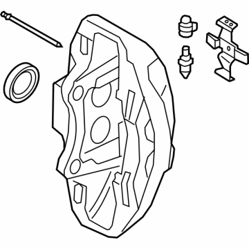 OEM 2020 BMW M5 Brake Caliper Right - 34-11-8-089-938