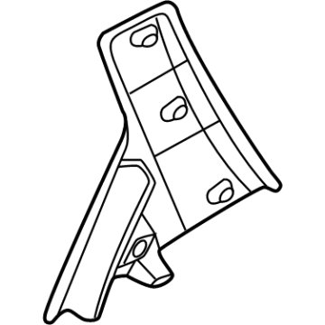 OEM Hyundai Tucson GARNISH ASSY-RR DR RR FRAME, RH - 83280-CW010