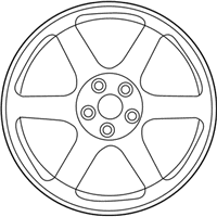 OEM Nissan Wheel-Aluminum - D0C00-6AV1B