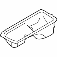 OEM 2014 BMW X5 Engine Oil Pan - 11-13-7-635-651