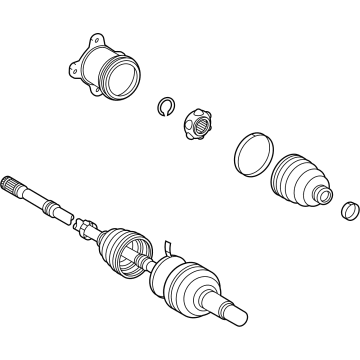 OEM 2022 Lexus UX250h Shaft Assembly RR Drive - 42340-76010