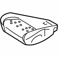 OEM 2012 Lexus IS350 Pad, Front Seat Cushion, LH (For Separate Type) - 71512-53080