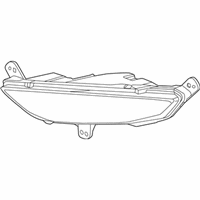 OEM Chrysler Front Fog Lamp - 68294360AA